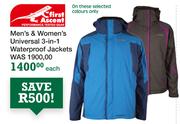 First Ascent Men's & Women's Universal 2-In-1 Waterproof Jackets-Each