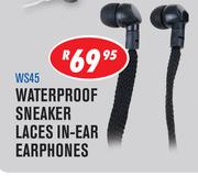 Dixon Waterproof Sneaker Laces In-Ear Earphones WS45