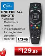 Dstv One-For-All Remote 