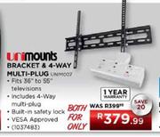 Unimounts Bracket & 4-Way Multi-Plug