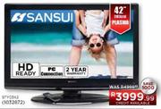 Sansui 42" Plasma Tv 