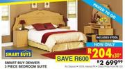 Smart Buy Denver 3 Piece Bedroom Suite