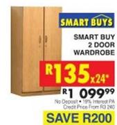 Smart Buy 2 Door Wardrobe