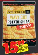 Pot O'Gold Frozen Potato Chips Assorted-1kg 