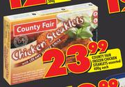 County Fair Frozen Chicken Steaklets Assorted-400g 