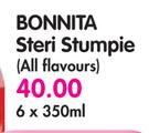 Bonnita Steri Stumpie(All Flavours)-6x350ml