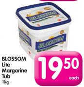 Blossom Lite Margarine Tub-1kg