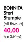 Bonnita Steri Stumpie(All Flavours)-6x350ml