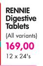 Rennie Digestive Tablets(All Variants)-12x24's
