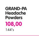 Grand Pa Headache Powders-144's