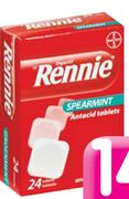 Rennie Digestive Tablets(All Variants)-12x24's
