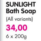 Sunlight Bath Soap(All Variants)-6 x 200gm