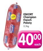 Eskort Champion French Polony-2.5kg