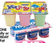 Danone Yo-Jelly or Nutriday Low Fat Smooth Yoghurt(All Flavours)-100gm Each