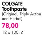 Colgate Toothpaste-12x100Ml