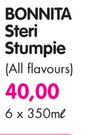 Bonnita Steri Stumpie(All Flavours)-6x350Ml