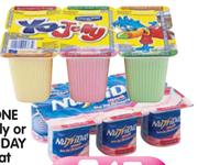Danone Yo-Jelly Or Nutriday Low Fat Smooth Yoghurt(All Flavours)-100G