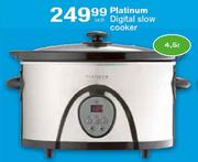 Platinum Digital Slow Cooker-4.5L Each