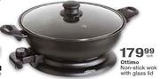 Ottimo Non-Stick Wok With Glass Lid-Each