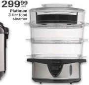 Platinum 3-Tier Food Steamer-Each