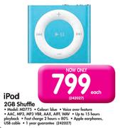 iPod 2GB Shuffle MD775