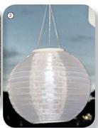  Urban Solar 30cm Round Hanging Solar Lantern