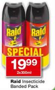 Raid Insecticide Banded Pack-2x300ml