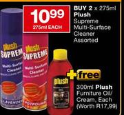 Plush Supreme Multi-Surface Cleaner Assorted-275ml Each
