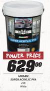 Urban Super Acrylic White PVA-20ltr 