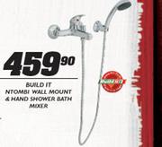Build It Ntombi Wall Mount & Hand Shower Bath Mixer