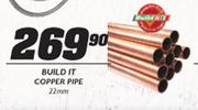 Build It Copper Pipe-22mm