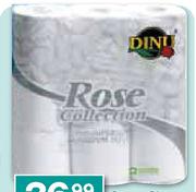 Dinu 2-Ply Toilet Rolls Assorted-9's