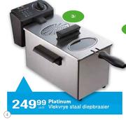 Platinum Vlekvrye Staal Diepbraaier-3L Each