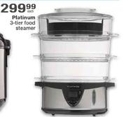 Platinum 3-Tier Food Steamer-Each