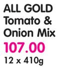 All Gold Tomato & Onion Mix-12x410g