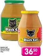 Black Cat Peanut Butter Smooth/Crunchy-800g Each