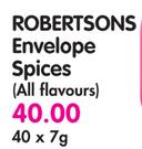 Robertsons Envelope Spices(All Flavours)-7gRobertsons Envelope Spices(All Flavours)-40x7g