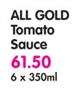 All Gold Tomato Sauce-6x350ml