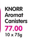 Knorr Aromat Canisters-10x75g