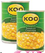 Koo Sweetcorn(Creamstyle)-12x415g