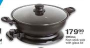 Ottimo Non-Stick Wok with Glass Lid
