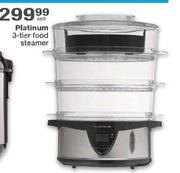 Platinum 3-Tier Food Steamer