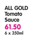 All Gold Tomato Sauce-6x350ml