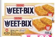 Bokomo Weetbix(Excludes Weet Bix Lite)-6x450g