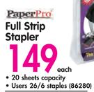 Paper Pro Full Strip Stapler