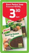 Knorr Packet Soup Assorted-48/84g Each