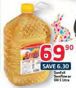 Sunfoil Sunflower Oil- 5L