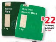 PnP Basmati Or Long Grain Basmati Rice- 1kg Each
