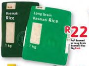 PnP Basmati or Long Grain Basmati Rice-1kg Each