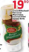 Crosse & Blackwell Flavoured Mayonnaise Squeeze Bottle-500ml Each